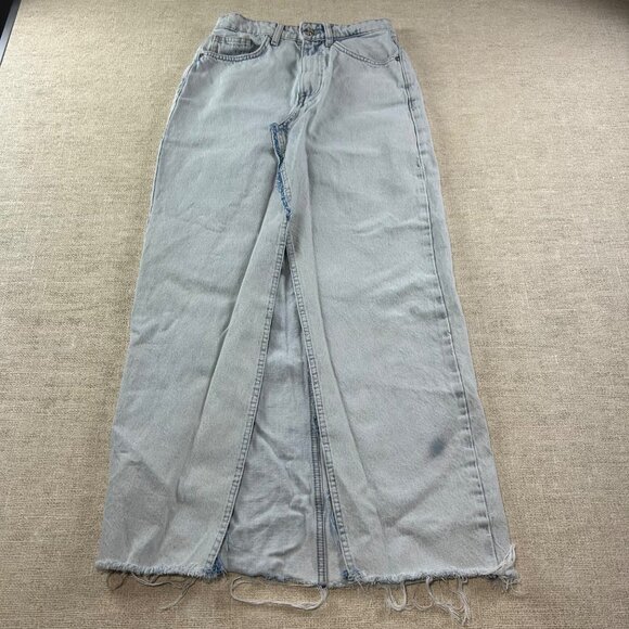 ZARA WOMENS SMALL Long DENIM MAXI SKIRT - Picture 10 of 10